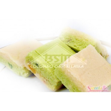 Green & White  Barfi