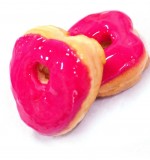 Hotpink Love Donut  (6 pcs pack)