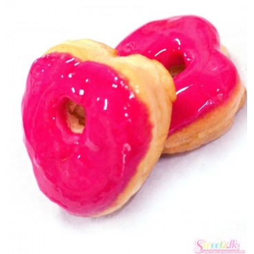 Hotpink Love Donut  (6 pcs pack)