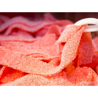 Strawberry Flavoured Sour Belts (100g) Strawberry Flavoured Sour Belts (100g)