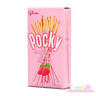 Pocky Strawberry Flavoured Biscuit Sticks