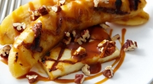 How to make Grilled Bananas and Paneer with Dulce de Leche